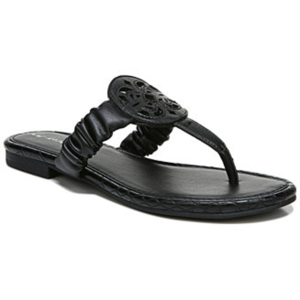Circus by Sam Edelman Camara Medallion Flat Sandals - Black